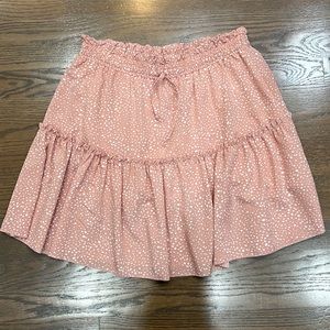 Light Pink Polka Dot Skirt